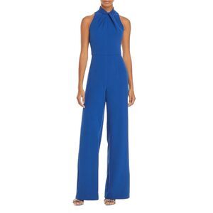 Black Halo Blue Zana Wide Leg Jumpsuit 18